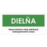 Dielňa, zelená, plast 2mm,190x90mm