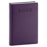 Dzienny kalendarz książkowy 2025 A5 Aprint Neo - fioletowy
