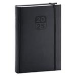Dzienny kalendarz książkowy 2025 A5 Aprint Top - czarny