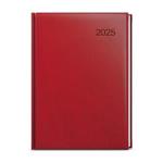 Dzienny kalendarz książkowy 2025 Ctirad Vivella A5 - bordowy