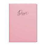 Dzienny kalendarz książkowy 2025 David Lamino Pastel A5 - różowy
