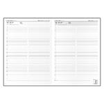 Dzienny kalendarz książkowy 2025 Goliat Vivella A4 - czarny