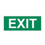 EXIT - bezpečnostná tabuľka, plast 2 mm 300x120 mm