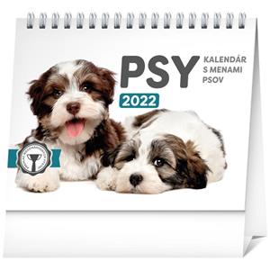 Kalendarz biurkowy 2022 Psy - z imionami psów SK