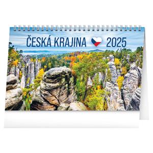 Kalendarz biurkowy 2025 Czeska kraina