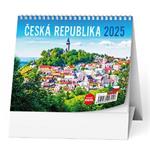 Kalendarz biurkowy 2025 IDEAL - Czechy