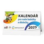 Kalendarz biurkowy 2025 Kalendarz dla naszych babć i dziadków