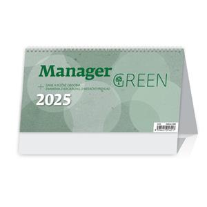 Kalendarz biurkowy 2025 - Menager Green