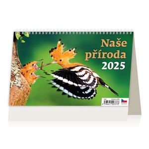 Kalendarz biurkowy 2025 - Nasza natura