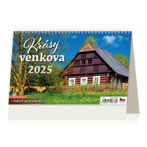 Kalendarz biurkowy 2025 - Piękno wsi