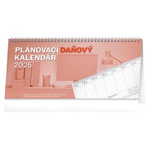 Kalendarz biurkowy 2025 Planer podatkowy