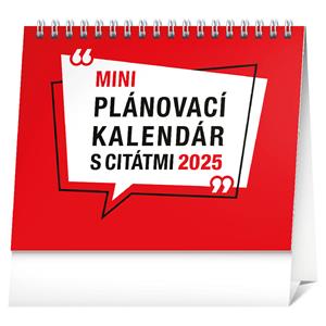 Kalendarz biurkowy 2025 Planer z cytatami SK