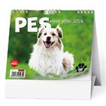 Kalendarz biurkowy 2026 IDEAL - Pies - wierny przyjaciel /z imionami psa/