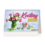 Kalendarz biurkowy 2026 - Kwiaty