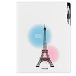 Kalendarz książkowy DESIGN dzienny A4 2025 - Paryż