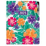 Kalendarz książkowy DESIGN dzienny A4 2025 - Tropic