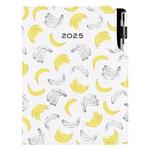 Kalendarz książkowy DESIGN dzienny A5 2025 czeski - Banan
