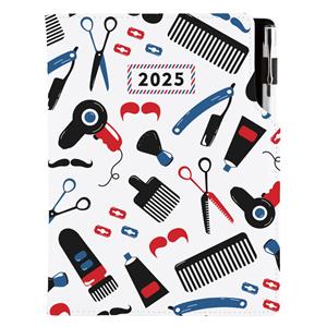 Kalendarz książkowy DESIGN dzienny A5 2025 czeski - Barber