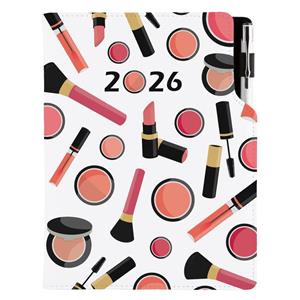 Kalendarz książkowy DESIGN dzienny A5 2026 czeski - Make up