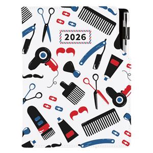 Kalendarz książkowy DESIGN dzienny A5 2026 polski -Barber