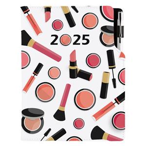 Kalendarz książkowy DESIGN dzienny B6 2025 - Make up