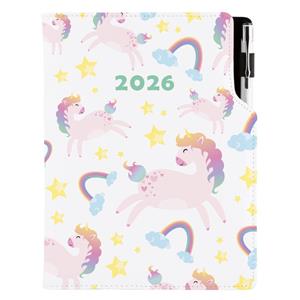 Kalendarz książkowy DESIGN dzienny B6 2026 - Unicorn