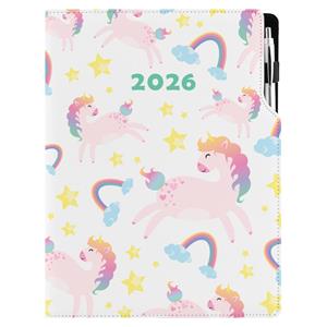 Kalendarz książkowy DESIGN tygodniowy A4 2026 - Unicorn