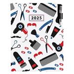 Kalendarz książkowy DESIGN tygodniowy A5 2025 czeski - Barber