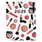 Kalendarz książkowy DESIGN tygodniowy A5 2025 słowacki - Make up