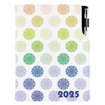 Kalendarz książkowy DESIGN tygodniowy B5 2025 - Mandala kolorowy