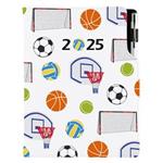 Kalendarz książkowy DESIGN tygodniowy B5 2025 - Sport