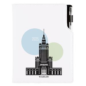 Kalendarz książkowy DESIGN tygodniowy B6 2025 - Warszawa