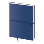 Kalendarz książkowy dzienny A5 2025 Flexio - ciemnoniebieski