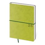 Kalendarz książkowy dzienny A5 2025 Flexio - zielony