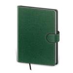 Kalendarz książkowy dzienny A5 2025 Flip - zielony/szary