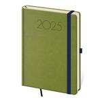 Kalendarz książkowy dzienny A5 2025 New Praga - zielony