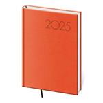 Kalendarz książkowy dzienny A5 2025 Print Pop - pomarańczowy