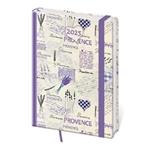 Kalendarz książkowy dzienny A5 2025 Vario - Provence z gumką