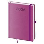 Kalendarz książkowy dzienny A5 2026 Print Pop - fioletowy