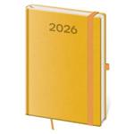 Kalendarz książkowy dzienny A5 2026 Print Pop - żółty