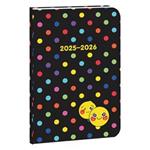 Kalendarz książkowy kieszonkowy tygodniowy 2025/2026 Student - Smiley