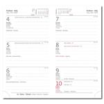 Kalendarz książkowy kieszonkowy tygodniowy 2026 Line - niebieski