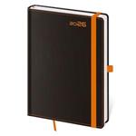 Kalendarz książkowy tygodniowy B6 2026 Black Orange