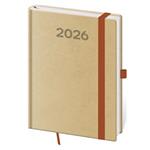 Kalendarz książkowy tygodniowy B6 2026 Print Pop - cappuccino