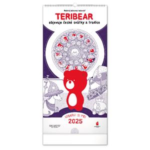 Kalendarz ścienny 2025 Rodzinny planner TERIBEAR