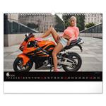 Kalendarz ścienny 2026 Girls & Bikes