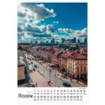 Kalendarz ścienny 2026 polski Warszawa