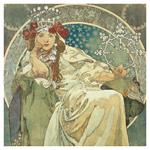 Kalendarz ścienny Alfons Mucha 2025