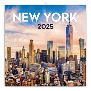 Kalendarz ścienny New York 2025