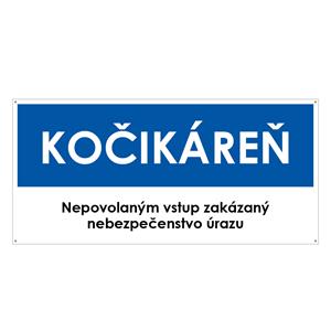 Kočikáreň, modrá, plast 2mm s dierkami-190x90mm